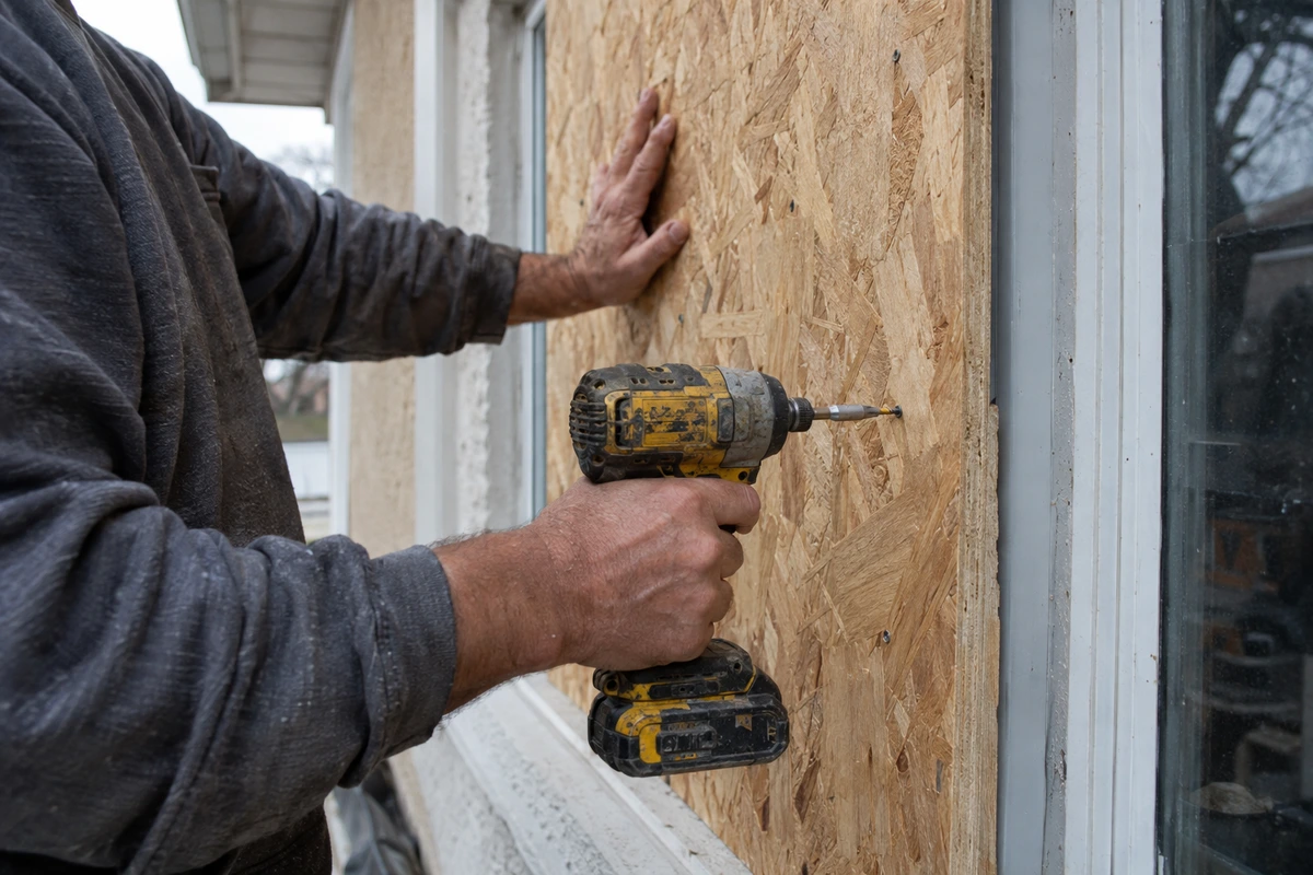 Emergency board up contractor